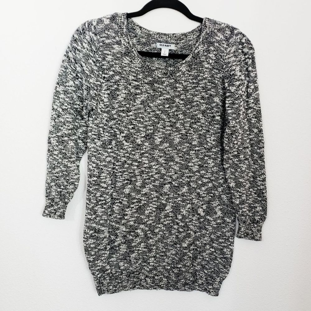Old Navy Textured Spacedye  Long Sleeve Sweater